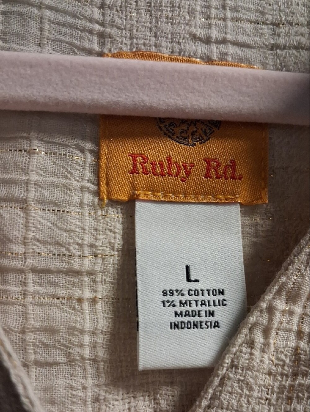 Ruby Rd. Button Down Blouse - Picture 3 of 4